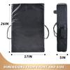 OKAYES Blocking Pad Martial Arts Kick Shield 26x17in - 5 Reinforced Handles Heavy Duty High Density Sponge Target for Football Tackling Basketball Defense view 2