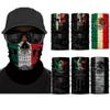 DHSOU 7Pcs Mexican Flag Magic Skull Face Scarf Neck Gaiter Tube Bandana Headwear Biking Hats Outdoor Balaclavas Headband view 1