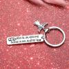 ZQEOU Loss Of Daughter Sympathy Gifts Daughter Memorial Jewelry For In Memory Of Daughter Jewelry Daughter Rememberance Gift Bereavement Jewelry For Loss Of Beloved Keychain view 2