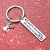ZQEOU Loss Of Daughter Sympathy Gifts Daughter Memorial Jewelry For In Memory Of Daughter Jewelry Daughter Rememberance Gift Bereavement Jewelry For Loss Of Beloved Keychain view 3