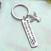 ZQEOU Loss Of Daughter Sympathy Gifts Daughter Memorial Jewelry For In Memory Of Daughter Jewelry Daughter Rememberance Gift Bereavement Jewelry For Loss Of Beloved Keychain view 4