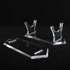 HHUXIUE Lightsaber Stand - Acrylic Display Stand for Lightsaber, Sword, Knife - Transparent & Black - Easy Assembly - Protective Film - Stable Support view 4