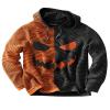 GOKKILRW Men's Halloween Hooded Sweatshirts Cute Funny Jack O Lantern Pumpkin Face Hoodies Long Sleeve Drawstring Athletic Pullover Jumper Tops view 1