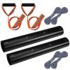 2 Pcs Deer Drag Sleds Deer Sled Game Hauler with 2 Pcs Heavy Duty Drag Strap for Duck Hunting Ice Fishing Accessories Rope Pulling Harness for Hunting Gift(Black) view 1