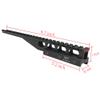 24-Slot Picatinny Rail Riser Mount, 10" Length Flat Top Mount Adapter and Riser (High - 1") (MT100-24) view 3