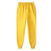 Lastesso Amazon Warehouse Sale Clearance Women's Adjustable Tie Knot Sweatpants Casual Solid Cinch Bottom Pants with Pockets Cozy Fall Lounge Trousers Trendy Pants for Women 2023 Yellow M view 1