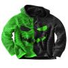 GOKKILRW Men's Halloween Hooded Sweatshirts Cute Funny Jack O Lantern Pumpkin Face Hoodies Long Sleeve Drawstring Athletic Pullover Jumper Tops view 1