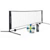 Aoneky 10ft Soccer Tennis Net Set - Portable Soccer Volley Combo with Net, Size 3 Ball & Pump - Complete Practice Kit for Backyard, Beach, Indoor Outdoor Training & Recreation view 1