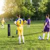 Aoneky 10ft Soccer Tennis Net Set - Portable Soccer Volley Combo with Net, Size 3 Ball & Pump - Complete Practice Kit for Backyard, Beach, Indoor Outdoor Training & Recreation view 2