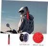 FAVOMOTO 2 Pieces Helmet Dreadlocks Ponytail Helmet Pigtails Glass Ponytail Helmet Ponytail Braid Helmet Ponytail Lady Parts Lose Abdominal Bike Skiing view 2