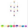 BLUEWING 18" Upgraded Fishing Spreader Bar Port Walker Offshore Trolling Spreader Bar with 6" Bulb Squids and 316 Stainless Steel Rod for Wahoo Tuna Marlin Mahi Mahi, Rainbow view 1