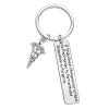 ORZOESD Chiropractor Gift Chiropractic Jewelry Spine Specialist Keychain Chiropractic Student Gift Massage Therapist Jewelry Chiropractor Occupation Gift Chiropractic School Jewelry view 1