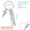 ORZOESD Chiropractor Gift Chiropractic Jewelry Spine Specialist Keychain Chiropractic Student Gift Massage Therapist Jewelry Chiropractor Occupation Gift Chiropractic School Jewelry view 2