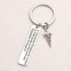 ORZOESD Chiropractor Gift Chiropractic Jewelry Spine Specialist Keychain Chiropractic Student Gift Massage Therapist Jewelry Chiropractor Occupation Gift Chiropractic School Jewelry view 3