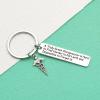 ORZOESD Chiropractor Gift Chiropractic Jewelry Spine Specialist Keychain Chiropractic Student Gift Massage Therapist Jewelry Chiropractor Occupation Gift Chiropractic School Jewelry view 4