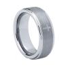 8 mm Tungsten Rings for Men Women Wedding Band Jewelry Promise Finger Ring Comfort Fit Engraved view 1