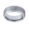 8 mm Tungsten Rings for Men Women Wedding Band Jewelry Promise Finger Ring Comfort Fit Engraved view 2
