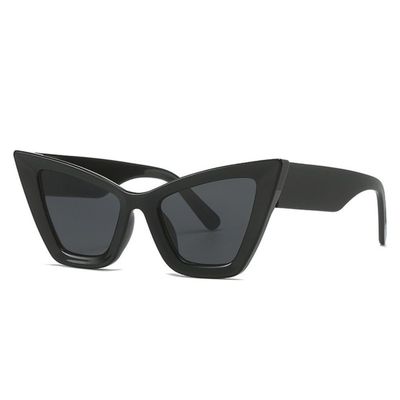 MUTYNE Cat Eye Women Sunglasses Vintage Fashion Sun Glasses Shades Luxury Female UV400,Black,One size