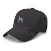 Vizsla hat, Embroidered Unisex Baseball hat, Vizsla Gifts, Vizsla Dog mom dad hat, Gray Embroidery. view 3