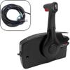 BOATCON Side Mount Remote Control Box GEN I 8Pin 881170A15 for Mercury Outboard Engine with 15FT Harness Pull to Open,Right Handle view 2