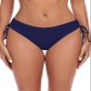 Ocean Blues Women's Navy Blue Mid Waisted Bikini Bottom Drawstring Bathing Suit Size XX-Large view 1