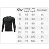 compression shirt Tight fitting shirt, men's long sleeved, sports bottom shirt, water sports bottom shirt(A2,Small) view 2