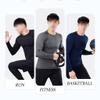 compression shirt Tight fitting shirt, men's long sleeved, sports bottom shirt, water sports bottom shirt(A2,Small) view 3