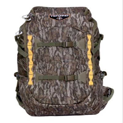 TENZING 2300 Whitetail Day Pack, Mossy Oak Bottomlands | Rugged Durable Camo Hunting Backpack with 4 Compartments & 13 Organizational Pockets, Hydration Bladder Compatible