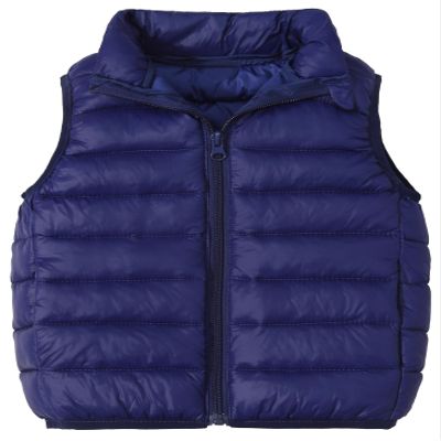 Happy Cherry Down Puffer Vest Kids Girls Boys Gilet Warm Jacket Sleeveless Fall Lightweight