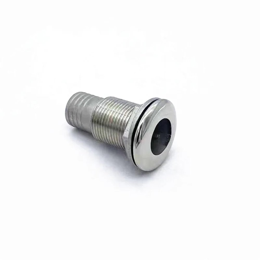 316 Stainless Steel Thru Hull Fitting Outlet Drain for 3/4" or 1" Hose Pipe Boat Accessories (Color : 25mm)