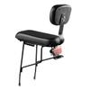 NELOMO Rear Seat Cushion Footrest Set Children Saddle Seat Foot Pedals Set Child Back Seats Compatible with F Wheel DYU Electric Bike view 2