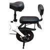 NELOMO Rear Seat Cushion Footrest Set Children Saddle Seat Foot Pedals Set Child Back Seats Compatible with F Wheel DYU Electric Bike view 4
