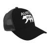 OCALL Auntie Bear Mesh Hat Adjustable Curved Brim Baseball Cap Unisex Black view 1