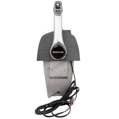BOATCON Single Lever Binnacle Remote Control Box 5006182 Top Mount For Johnson Evinrude OMC BRP Outboard Engine Push To Open