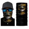 DHSOU Skull Face Scarf Seamless Neck Gaiter Bandana Skeleton Riding Biker Fishing Cycling Sports Festival Headbands Balaclava view 3