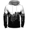 Ymosrh Men's Graphic Print Long Sleeve Drawstring Hoodie Pullover Sweatshirt with Sueter para Hombres Fleece Hoodie (3XL, White) view 4