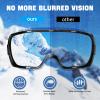 COOLOO Snow/Ski Goggles, Snowboard Goggles for Men Women Youth -OTG, Magnetic Lens Frameless Anti Fog 100% UV Protection view 4