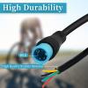 EDENCOMERS Ebike Extension Cable 2pin/3pin/4pin/5pin/6Pin Male/Female Line with Waterproof Plug Single Connector for DIY Electric Bicycle Display Throttle Light Ebike Accessories view 4
