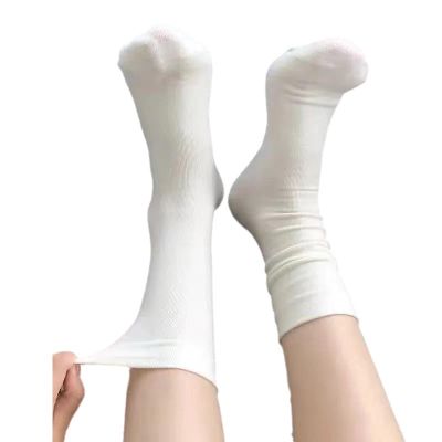 ruui Confinement Socks No Mark Socks Children's Summer Thin Boneless Student Version Spring Small White Socks Pile Socks