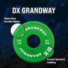 [17.5LB Pack] DX Grandway Fitness Weight Plates 1.25LB 2.5LB 5LB 10LB 25LB 45LB Pairs Singles Support Plates for Weight Lifting Bumper Strength Training Weight Plates Steel Rubber view 3