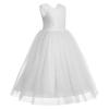 1st Communion Dress: Kids Girl Toddler Full-Length Straight Tulle Tutu Lace Back Wedding Guest Party Fairy Flower Girl Dress Daddy Daughter Dance Evening Princess Angel Ball Gown White 13-14 Years view 3