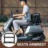 Kisangel Electric Bike Rear Seat Armrest Non Slip Handlebar Safety Grip for Backseat Passenger Comfort and Protection Outdoor Bicycle Accessory 8.26X6.29In view 4