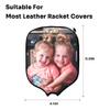 Custom Pickleballs Paddle Cover Personalized Racquet Cover Sleeve Add Your Image Photo Logo Fits Most Rackets Orange view 3