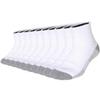 SoxDaddy Men's Cotton Socks-Light-Cushion Moisture Wicking Low Cut Workwear Full Cushion Ankle Socks(US 10-13,White2) view 1