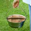 Sosoport 1set Stainless Steel Camping Cooking Pot Multi-use Outdoor Cookware for Soup Ramen and Rice Lightweight Easy to Clean Design for Hiking and Picnics view 2