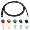 EDENCOMERS Ebike Extension Cable 2pin/3pin/4pin/5pin/6Pin Male/Female Line with Waterproof Plug Single Connector for DIY Electric Bicycle Display Ebrake Throttle Light Ebike Parts view 1