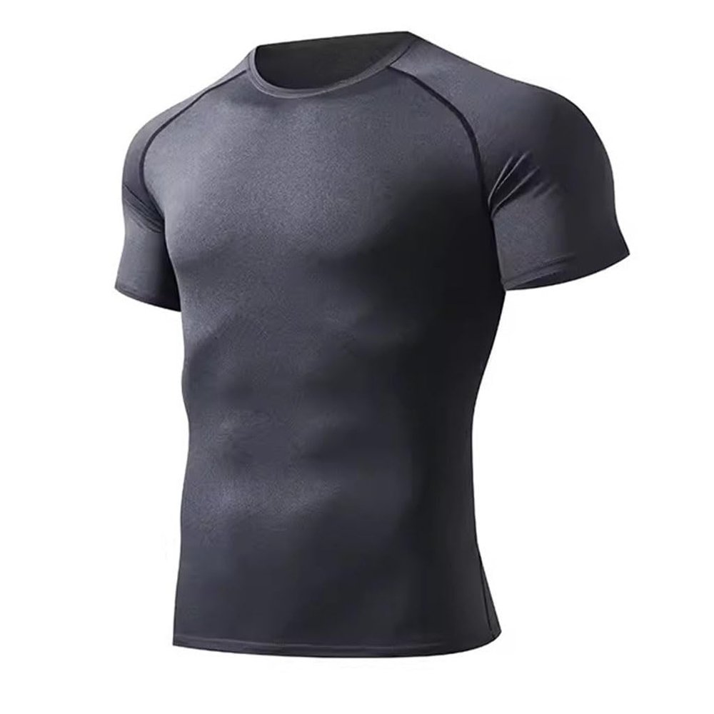 compression shirt Slim Fit Long Sleeve Tight Sweatshirt, Sports Training Shirt, Sports Baseline T-shirt(A3,Medium)