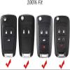 BIVVI TPU Silicone Car Key Shell Case,for Vauxhall for Opel Astra Insignia Vectra Corsa Zafira Meriva Mokka,Silver view 4
