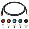 EDENCOMERS Ebike Extension Cable 2pin/3pin/4pin/5pin/6Pin Male/Female Line with Waterproof Plug Single Connector for DIY Electric Bicycle Display Ebrake Throttle Light Ebike Parts view 1