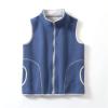 Baby Toddler Girls Boys Vest Unisex Infants Sleeveless aistcoat Buckle Coat Outerwear (Dark Blue, 5-6 Years) view 2